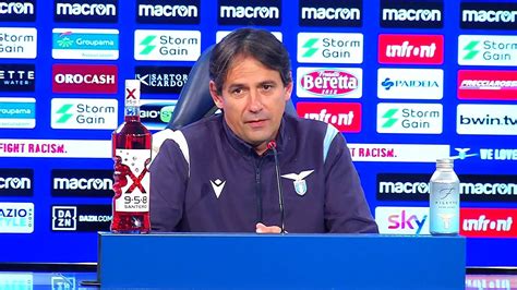 LAZIO CONFERENZA STAMPA SIMONE INZAGHI PRE CROTONE LAZIO Video