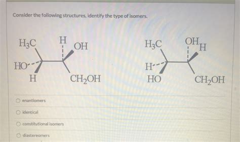 Solved Consider The Following Structures Identify The Type Chegg