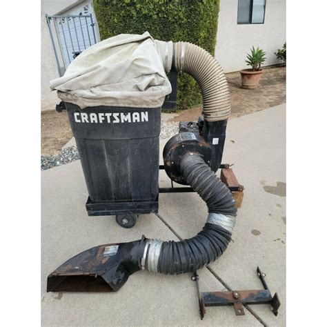 Craftsman 3 Hp Trac Vac Tow Behind Leaf Vacuum Trailer Plastic