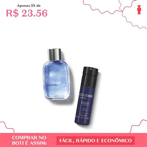 Combo Celebre Sua For A Masculino Desodorante Col Nia Ml Body