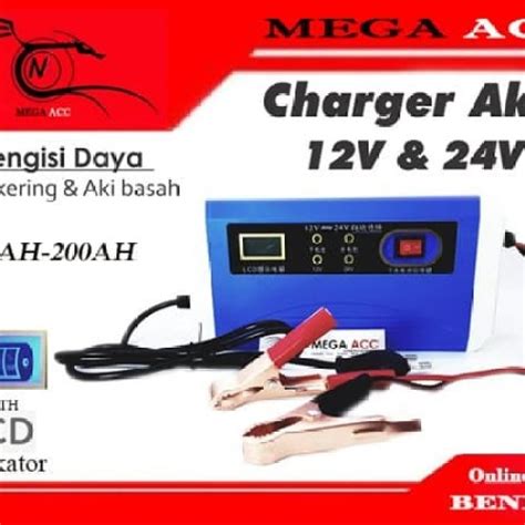 Jual Alat Setrum Aki Atau Charger Aki Mobil Motor V A With Lcd