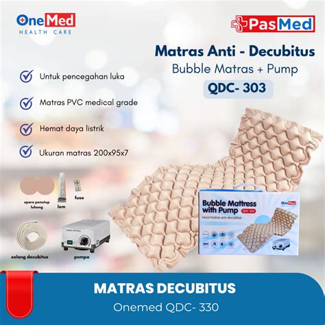 Jual Kasur Anti Decubitus Bubble Mattress With Pump Onemed Onehealth