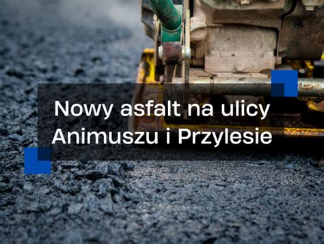 Nowy Asfalt Na Ulicy Animuszu I Przylesie