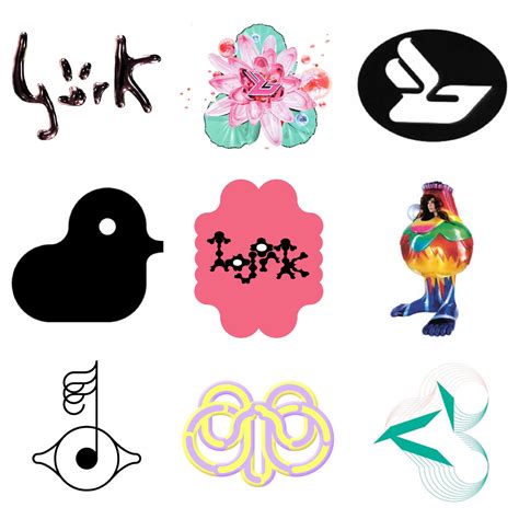 Björk albums logo : r/bjork