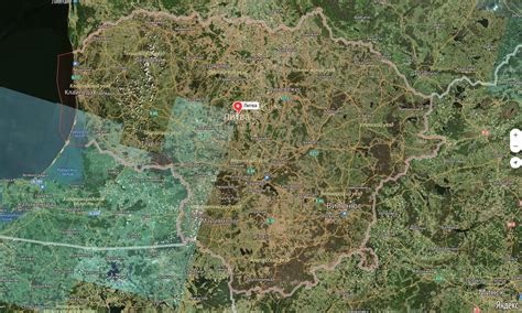Карта Литвы с городами на русском языке подробно
