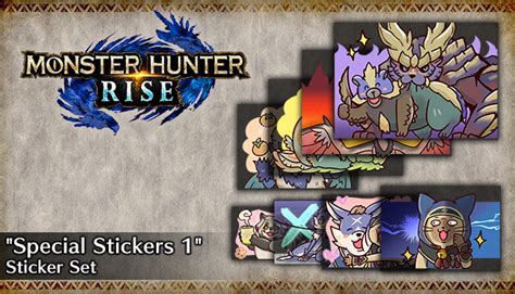 Monster Hunter Rise Special Stickers 1 Sticker Set On Steam