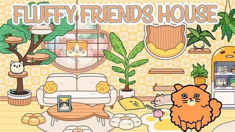 Fluffy Friends House Design🏡😻🐶 House Ideas New Aesthetic Toca Life