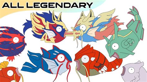 All Legendary Kanto Pok Mon Magikarp Fusion Max S Animation