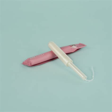 Disposable Custom Logo Applicator Clean Point Cotton Period Tampon For