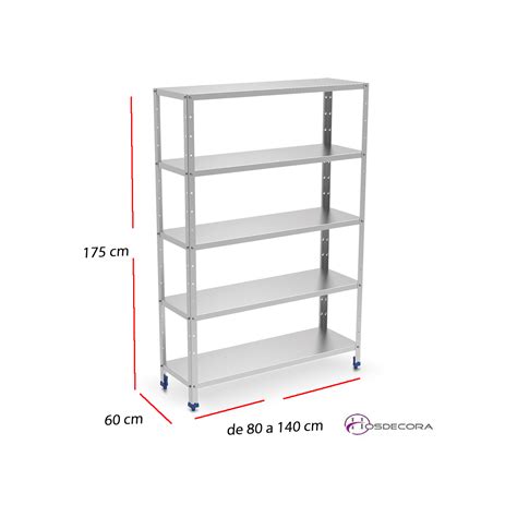 Estanterías De Pie En Acero Inoxidable
