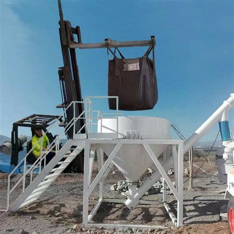 Sddom Mini Capacity Portable Bulk Big Bag Cement Storage Transfer Steel