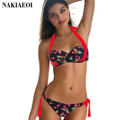 Aliexpress Buy Hot Sexy Printed Bikini Halter Top African