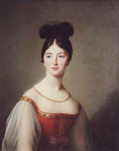 Portrait of Aglaé Angélique Gabrielle de Gramont 1824 Живопись