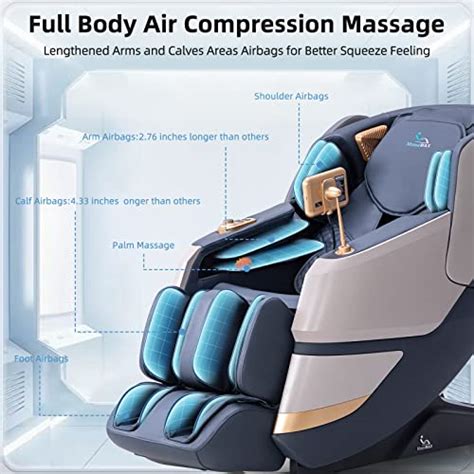 Massamax 2023 4d Massage Chair Full Body Shiatsu Recliner With