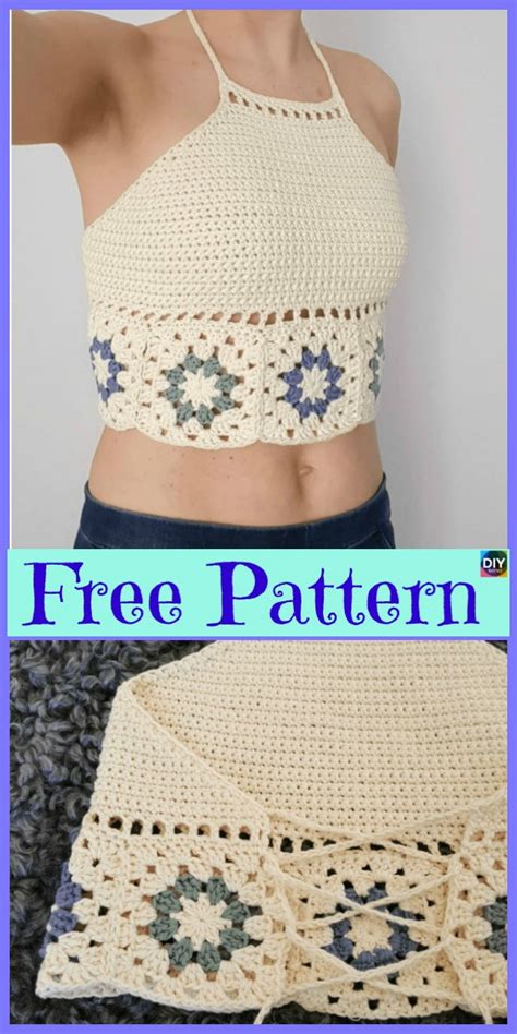 15 Most Beautiful Crochet Crop Top Free Patterns Diy 4 Ever