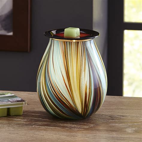 Better Homes And Gardens Mystify Art Glass Full Size Scented Wax Warmer