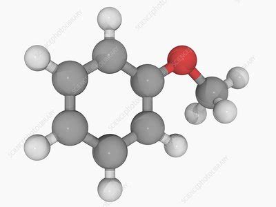 Anisole molecule - Stock Image - F004/6163 - Science Photo Library