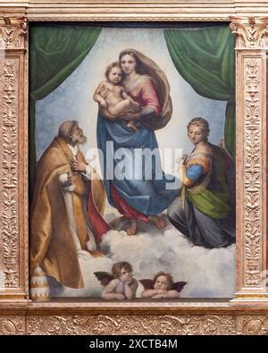 Painting Named The Sistine Madonna Also Called The Madonna Di San