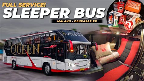 Sleeper Bus Mtrans The Queen Ke Bali Roadtest Mtrans Sleeper Terbaru