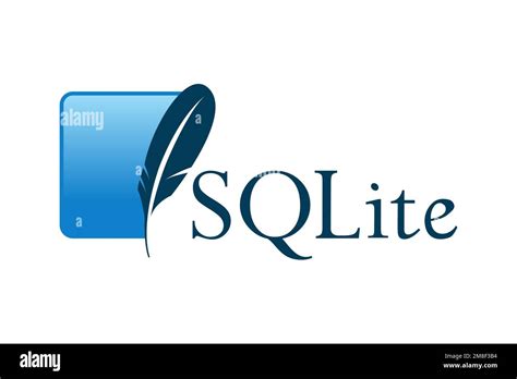 Sqlite Logo White Background Stock Photo Alamy