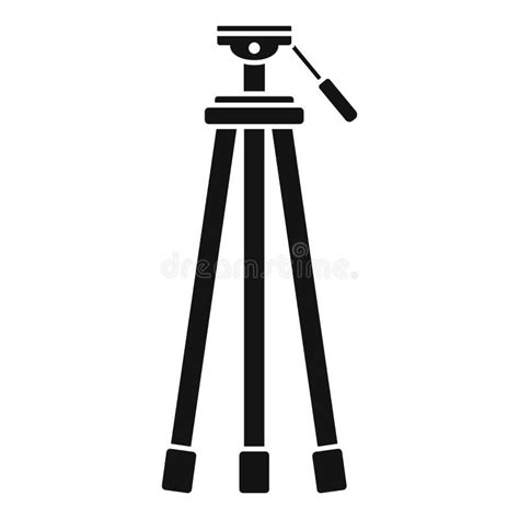 Camera Tripod Icon Simple Style Stock Vector Illustration Of Control