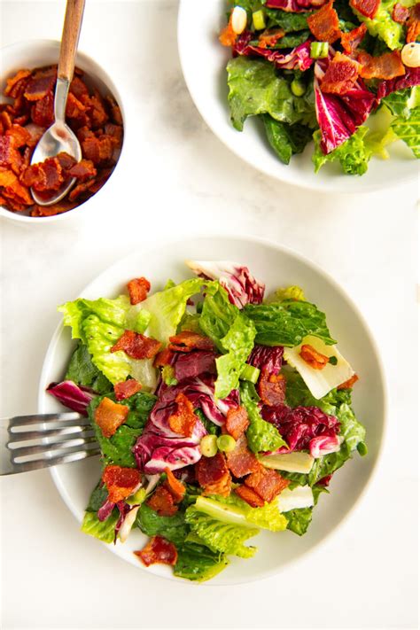 Wilted Lettuce Salad With Hot Bacon Dressing Easy Dinner Ideas