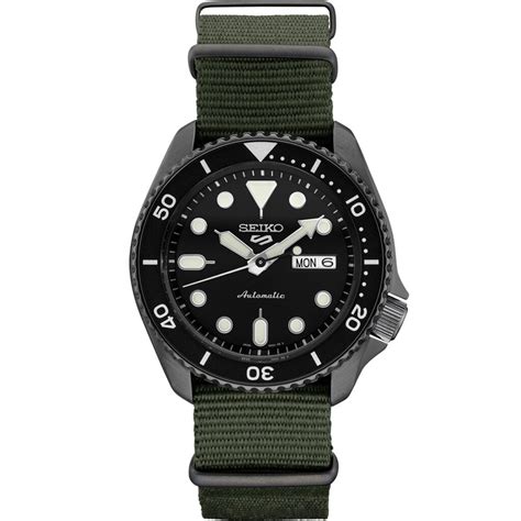 Seiko 5 Sports All Black Military SRPD65 Corvus