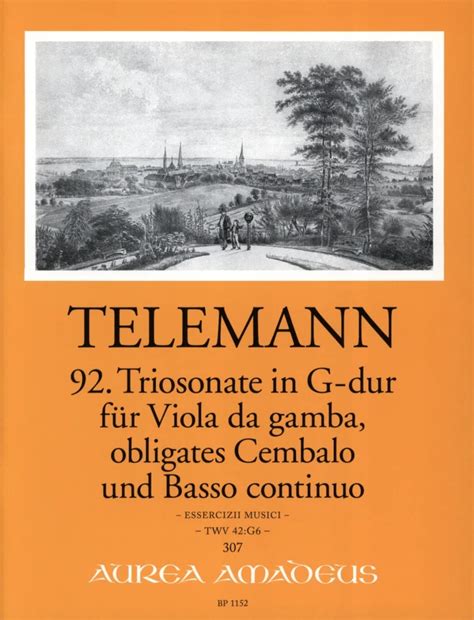 Triosonate In G Dur Twv G Von Georg Philipp Telemann Im