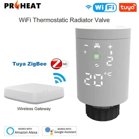 Termostato WiFi TRV válvula termostática de radiador sistema de