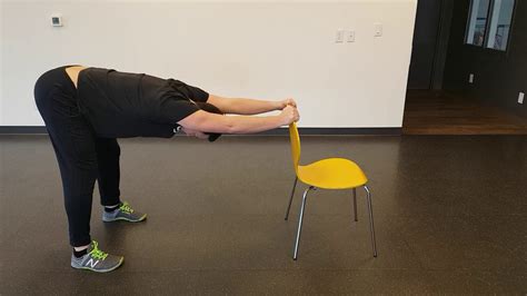 Lat Stretch On A Chair Youtube