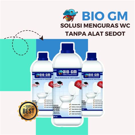 BIO GM FORMULA CAIRAN BAKTERI PENGURAI TINJA PENGURAS WC TANPA SEDOT