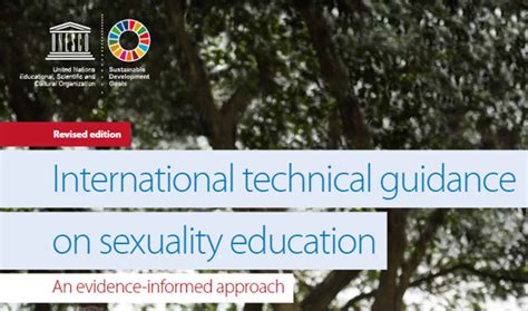 International Technical Guidance On Sexuality Education An Evidence