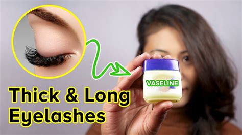 Grow Your Eyelashes Longer And Thicker With Vaseline Quick 1 Minute Hack Youtube