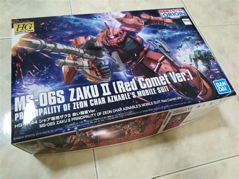 HG 1 144 CHAR S ZAKU II RED COMET VER Hobbies Toys Collectibles