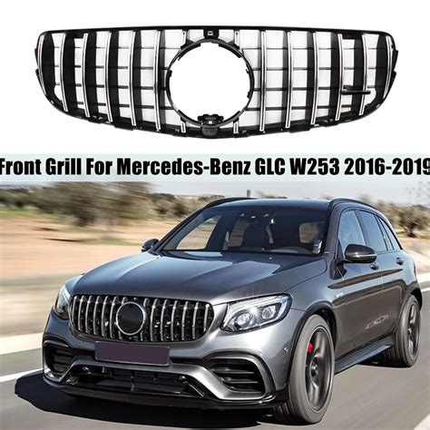 Front Bumper Grills For Mercedes Benz Glc W253 X253 2016 2019 Glc 300