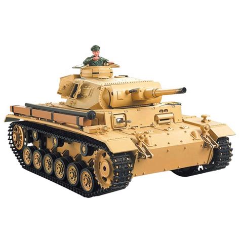 Tank Télécommandé TauchPanzer III Son et Fumée RC 2 4 Ghz 1 16 ème