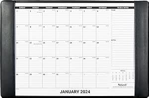 Amazon Nekmit Calendario De Escritorio 2023 2024 Con Almohadilla