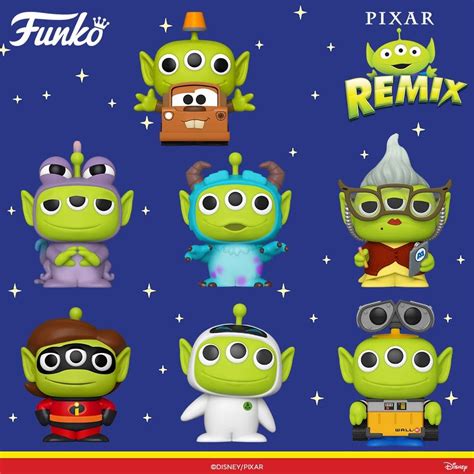 Funko Announces New Wave Of Toy Story Pixar Alien Remix Pops