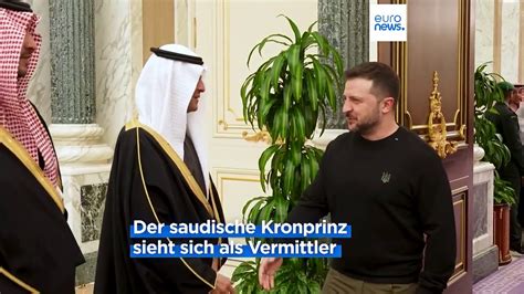 Präsident Selenskyj bittet Saudi Arabien um Unterstützung video