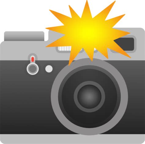 "camera with flash" Emoji - Download for free – Iconduck