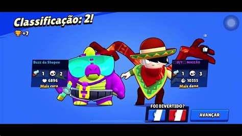 Jogando Brawl Stars Nessa Rodada Consegui Trof Us Youtube