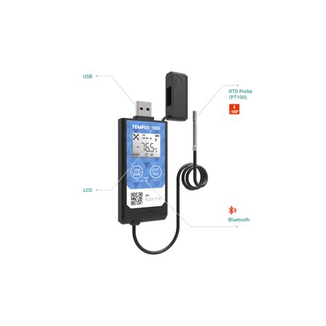 Tempod Xb Enregistreur Temp Rature Bluetooth Sonde Externe C