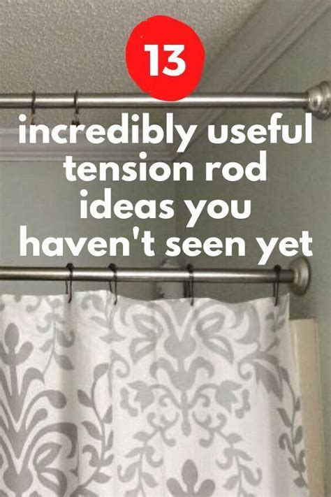 13 Easy DIY Tension Rod Home Organization Ideas