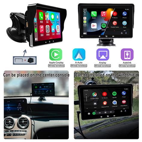 Eaglerich Ips D Portable Car Stereo Wireless Apple Carplay