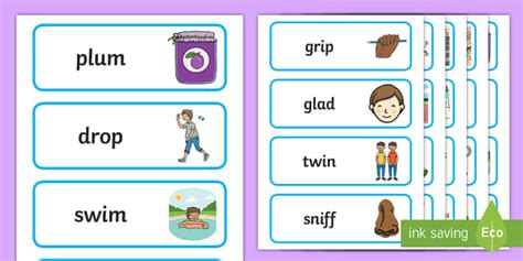 Ccvc Word Cards Teacher Made Twinkl