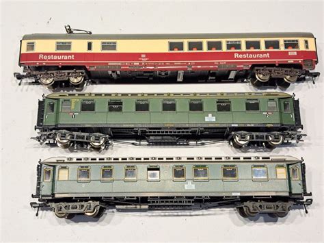 Fleischmann H0 5082 5691K 5851K Model Train Passenger Carriage 3