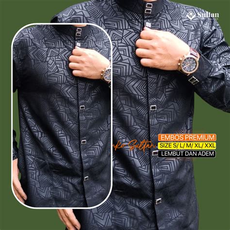 Jual Promo Baju Muslim Kemeja Koko Kemko Pria Sultan Kasual Dewasa