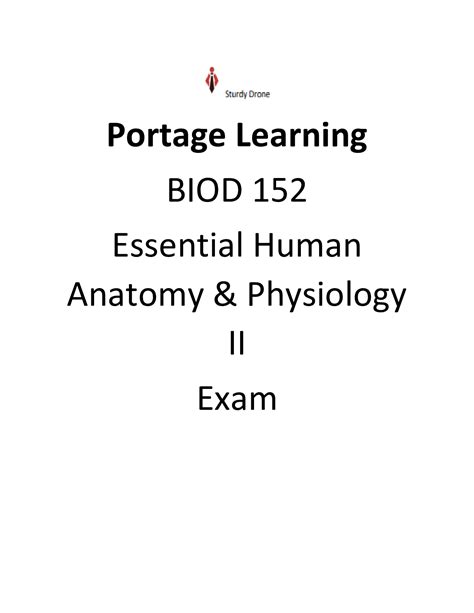 SOLVED Elaborated Portage Learning Anatomy Physiology 2 Module 3