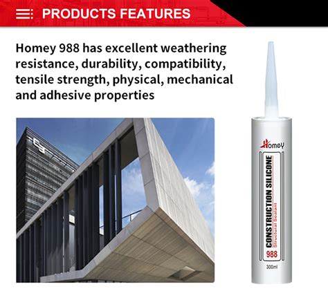 Homey Rv Resistant Roof Neutral Silicone Sealant China Structural Silicone Sealant And Non