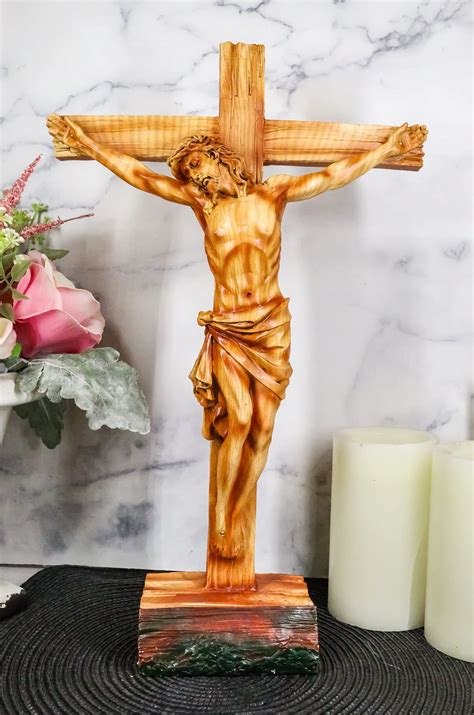 Buy Ebros Large Tall Jesus Christ With Crown Of Thorns Crucified